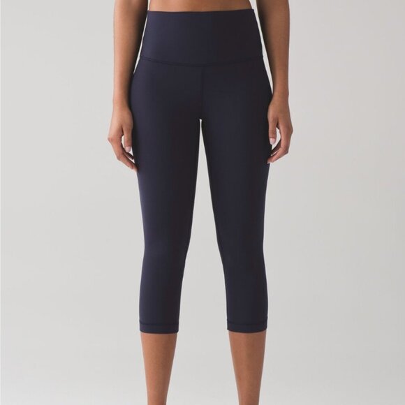Lululemon Align Crop *19" Midnight Navy - Picture 1 of 1